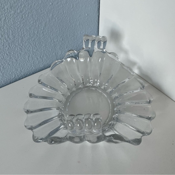 Heisay Vintage Crystolite Handled Snack / Trinket Dish 1937-1957 - Picture 2 of 6